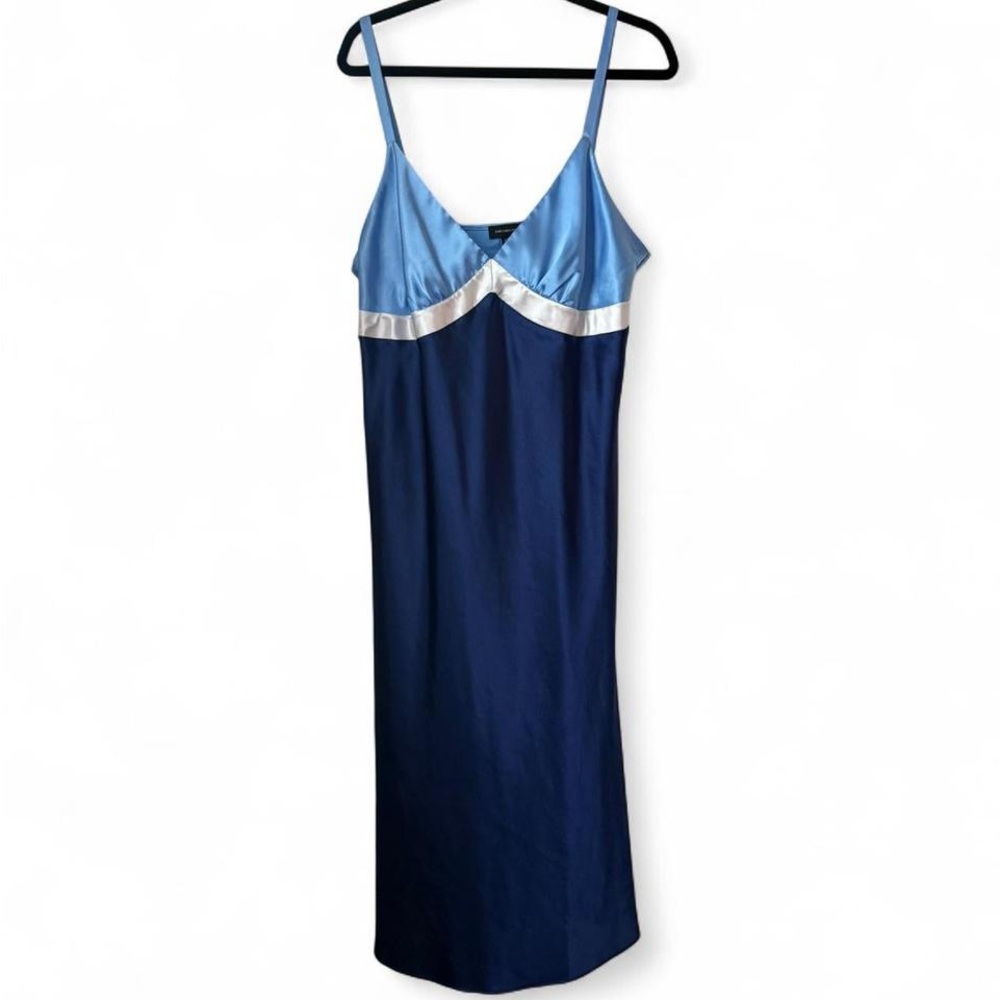 Jones New York Blue Slip Dress